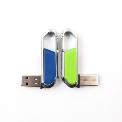 محرك فلاش USB بلاستيكي ومعدني 180 درجة بسرعة 80 ميجابايت / ثانية 2.0 UDP بالداخل