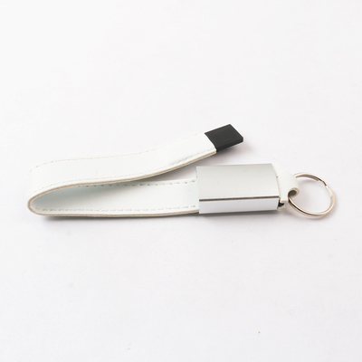 يمكن لمحرك الأقراص المحمول Leahter USB 2.0 المزود بحلقة UDP نقش شعار الطباعة بالليزر