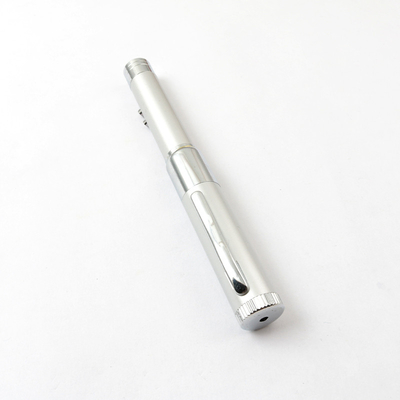 محرك فلاش USB القلم الفضي مع ضوء أحمر ليد 128 جيجابايت 256 جيجابايت سرعة عالية
