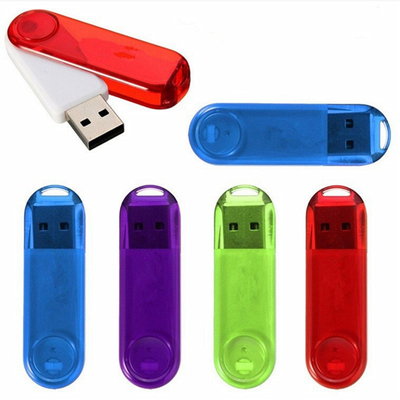 64 جيجابايت 2.0 3.0 محرك أقراص فلاش USB ملفوف 80 ميجابايت / ثانية علبة شفافة للذاكرة الكاملة
