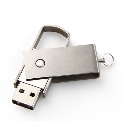 محرك USB معدني ملتوي 2.0 يدور 360 درجة ذاكرة كاملة 64 جيجا 128 جيجا
