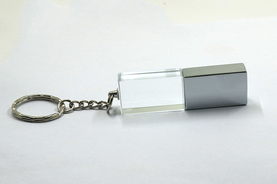 UDP Flash كريستال USB ذاكرة بيانات 2.0 4GB 8GB 16GB Usb عصا مع ضوء LED