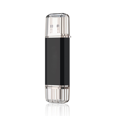 2.0 3.0 Metal Usb عصا Otg ذكري المظهر 256GB 512GB 30MB / S طباعة الشعار