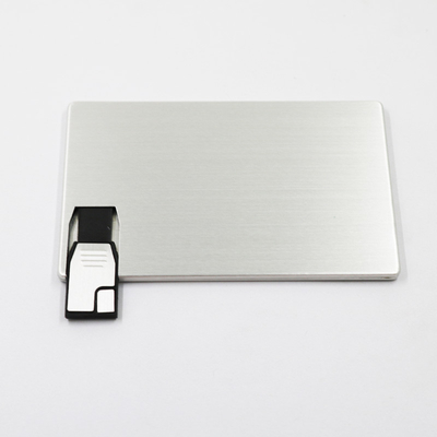 مخصص طباعة شعار بطاقة الائتمان بحجم Usb عصا 2.0 128GB 256GB مقاوم للماء