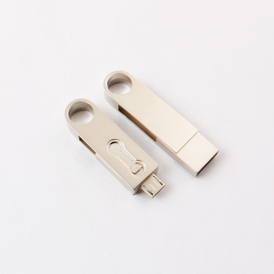 معدن OTG 3.0 Micro Usb Stick 128GB 7mm لاستخدام هاتف Android