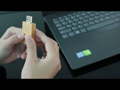 Recyclable Material 2.0 3.0 Wooden USB Flash Drive 128GB 256GB