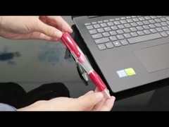 شفاف الجسم القلم محرك فلاش USB 2.0 3.0 80 ميجابايت / ثانية هدية Usb عصا