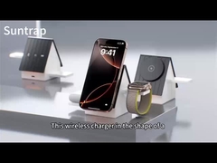 البيض والرمادي يمكن أن يختاروا شحن سريع منصة شحن لاسلكية OEM LOGO دعم للوغو